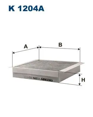 FILTRON K1204A Polen Filtresi (Karbonlu) resmi