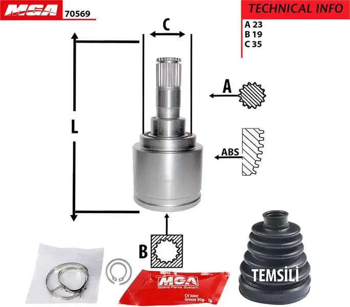 MGA 70569 Aks Kafası (İç) 3308200204 resmi