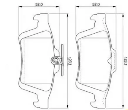 MAGNETI MARELLI 323700000800 Arka Fren Balatası resmi