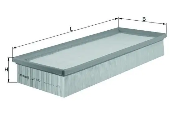 MAHLE LX472 Hava Filtresi A0030947204 resmi