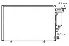 ORIS CFR011000 Klima Radyatörü ET7119710BA resmi