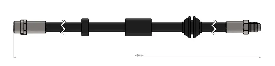 CAVO C900601A Ön Fren Hortumu 30681724 resmi