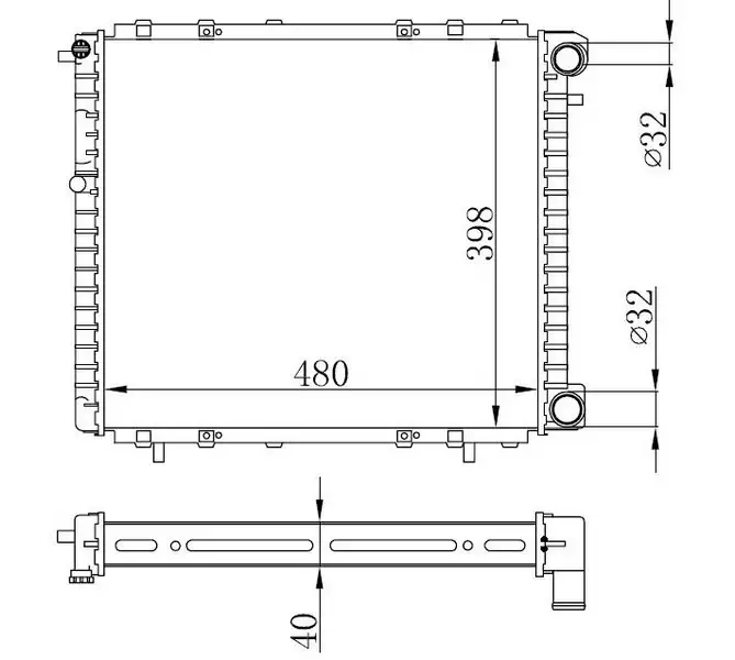ORIS BRN038040 Radyatör resmi