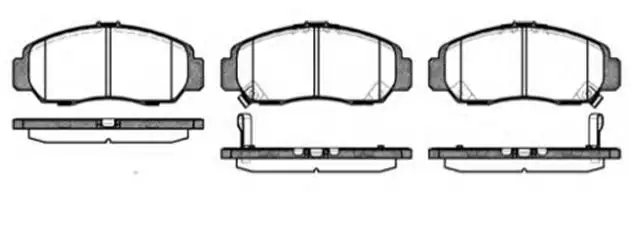 MGA 55321 Ön Fren Balatası 45022SNBE01 resmi