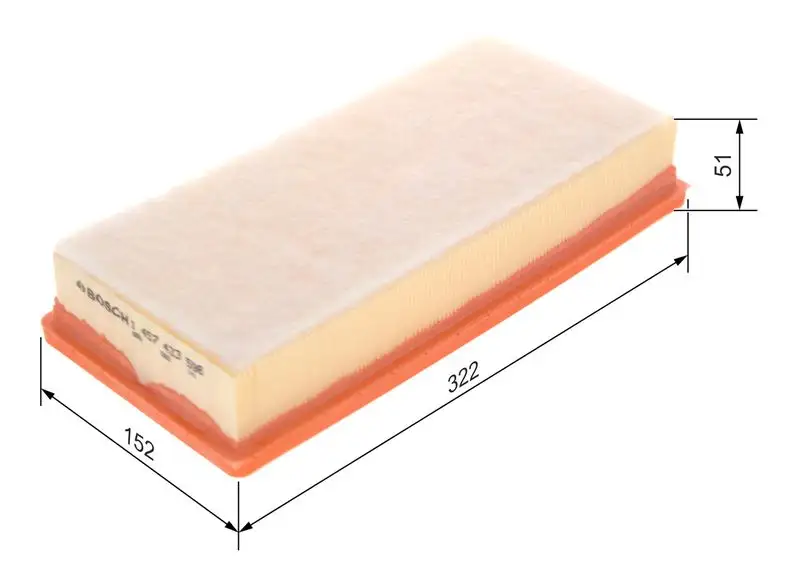 BOSCH 1457433596 Hava Filtresi resmi