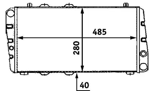 MAHLE CR453000S Radyatör 115610502 resmi