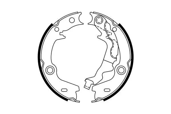 BOSCH 0986487761 El Fren Balatası 583501GA00 resmi