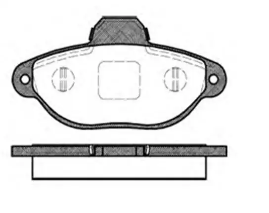 MGA 55109 Ön Fren Balatası 77362479 resmi