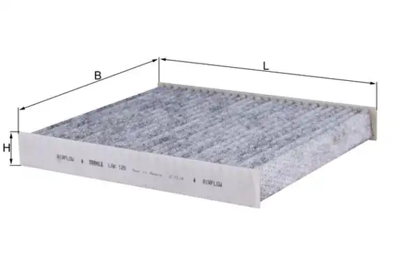 MAHLE LAK120 Polen Filtresi (Karbonlu) resmi