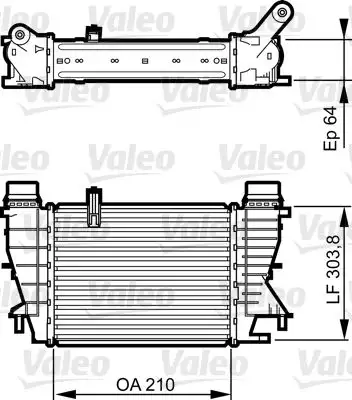 VALEO 818251 Turbo Radyatörü 144618748R resmi