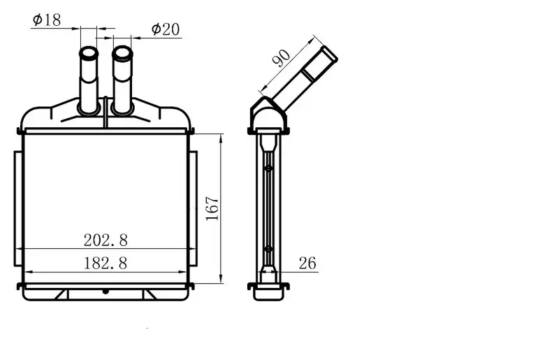 ORIS KCH008026 Kalorifer Radyatörü resmi