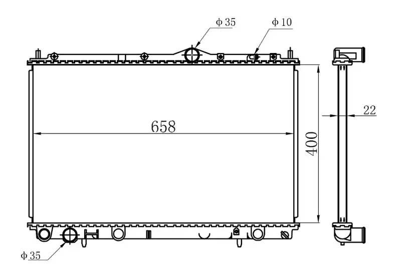 ORIS BVO015016 Radyatör 8601843 resmi