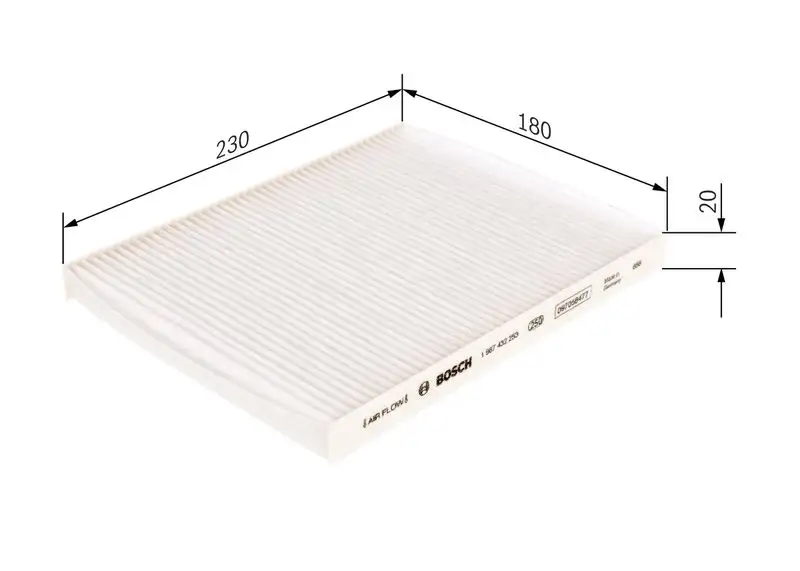 BOSCH 1987432253 Polen Filtresi F178YN9AA02 resmi