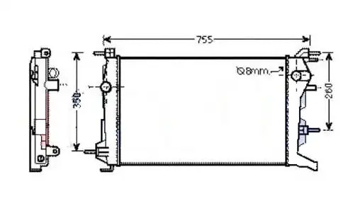 KALE 0559021AB Radyatör resmi