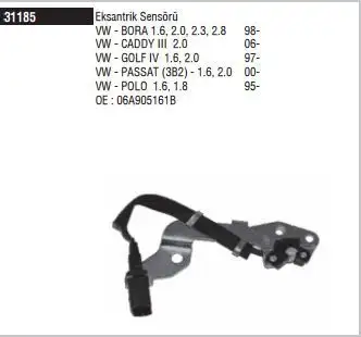 DODUCO 31185 Eksantrik Sensörü 06A905161C resmi