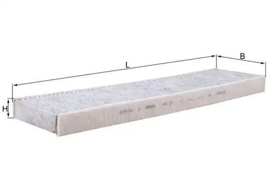 MAHLE LAK171 Polen Filtresi (Karbonlu) resmi