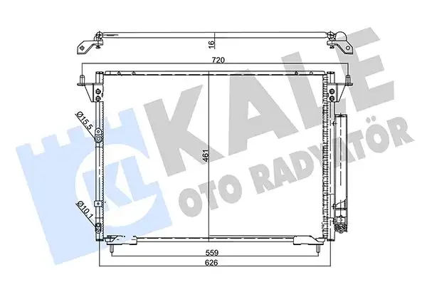 KALE 357895 Klima Radyatörü 8845026140 resmi
