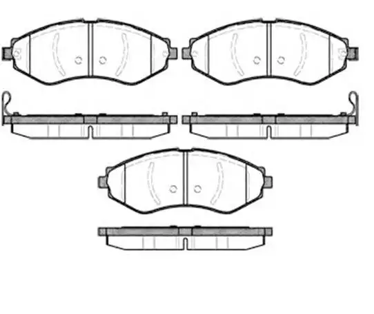 MGA 55333 Ön Fren Balatası 96405129 resmi