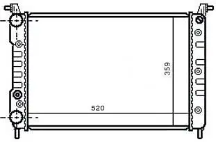 MGA 80102 Radyatör 46449104 resmi