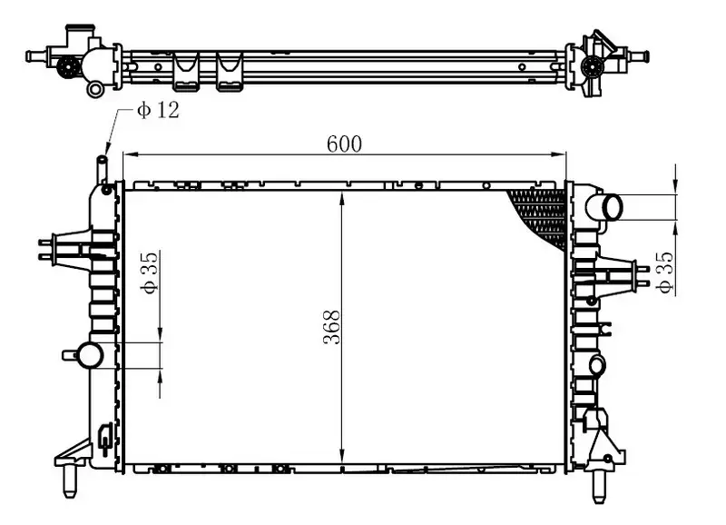ORIS BOP138026 Radyatör 1300214 resmi