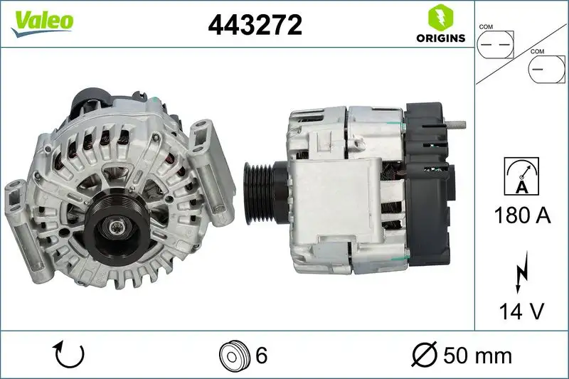 VALEO 443272 Şarj Dinamosu A1561540102 resmi