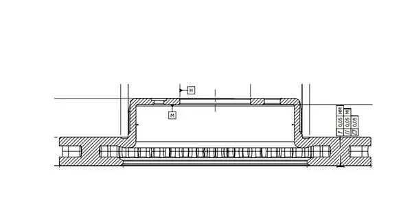 BRAXIS AE1089 Ön Fren Diski resmi