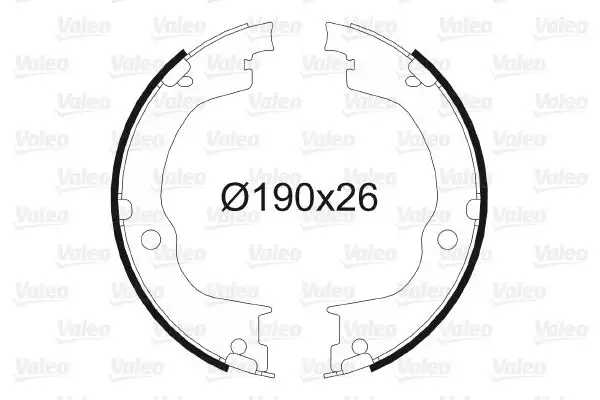 VALEO 564163 El Fren Balatası 96626083 resmi
