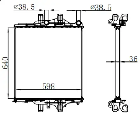 ORIS BIV115036 Radyatör B718A4960000 resmi