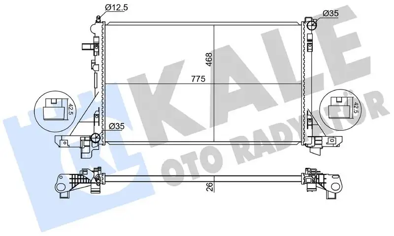 KALE 347255 Radyatör resmi