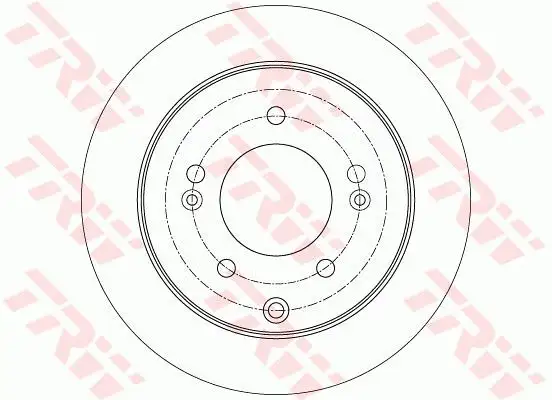 TRW DF7819 Arka Fren Diski 584112K300 resmi