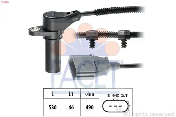 FACET 9.0504 Krank Sensörü resmi