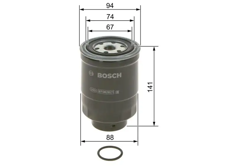 BOSCH 09864B2019 Yakıt Filtresi resmi