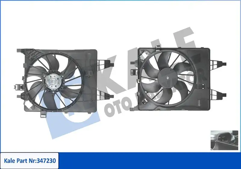 KALE 347230 Fan Motoru 7701071862 resmi