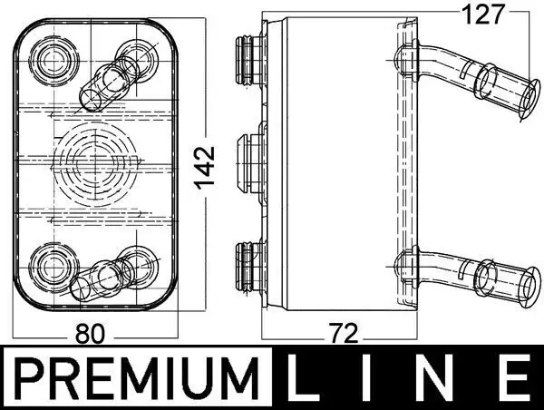 MAHLE CLC113000P Motor Yağ Soğutucu PFD000020 resmi