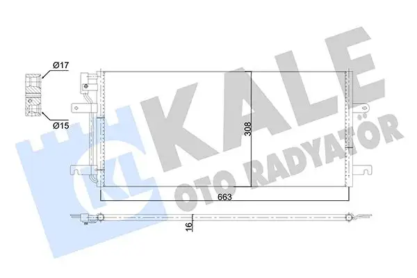 KALE 353140 Klima Radyatörü 7D0820413B resmi