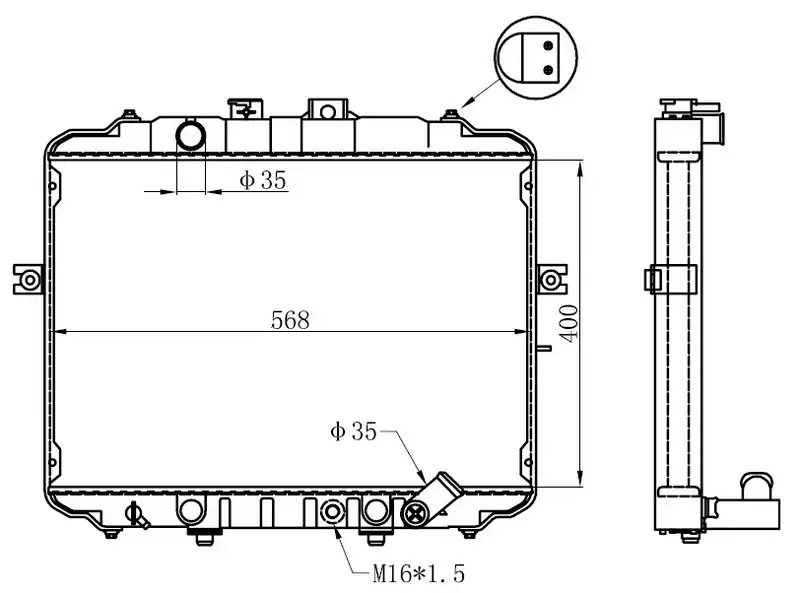 ORIS BHY051022 Radyatör resmi