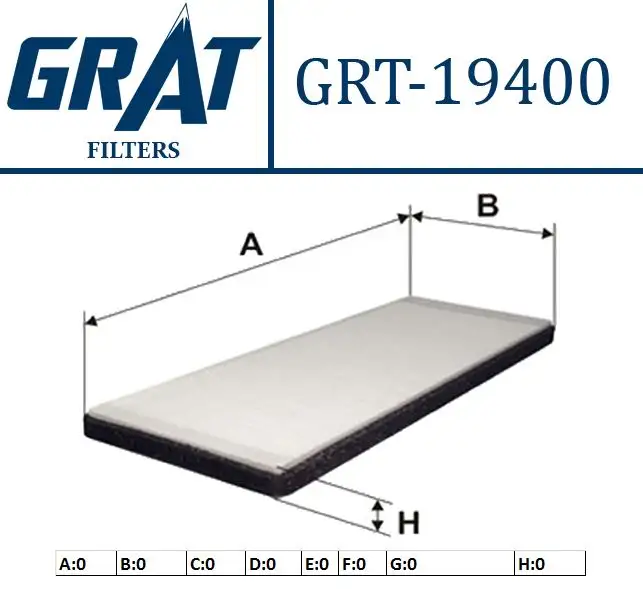 GRAT 19400 Polen Filtresi DGA091001 resmi