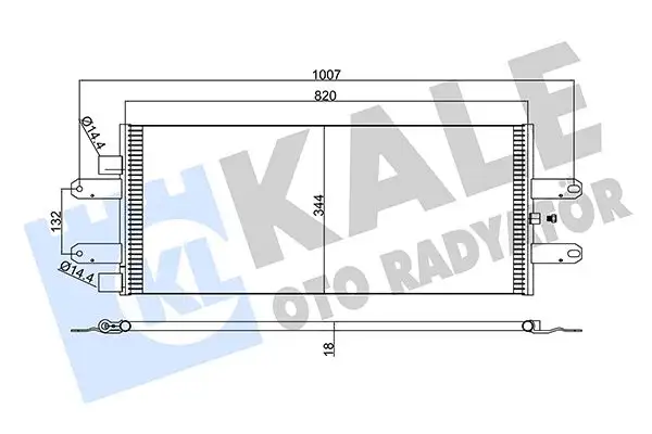 KALE 350395 Klima Radyatörü 1921284 resmi