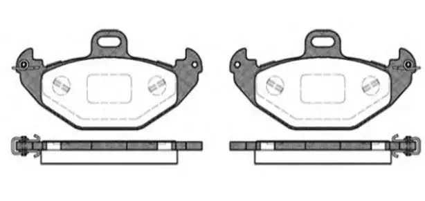 MGA 55143 Arka Fren Balatası 7701205491 resmi