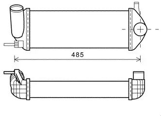 ORIS IRN502065 Turbo Radyatörü 144963234R resmi