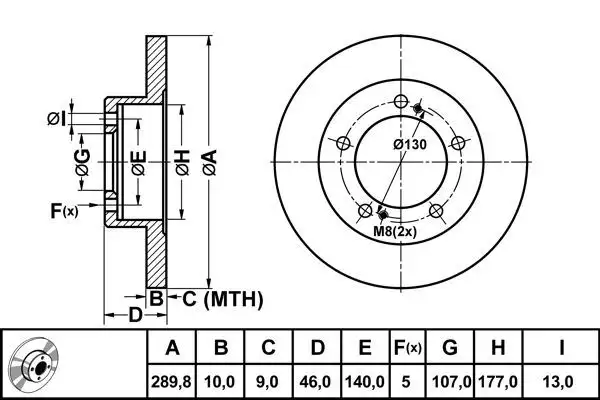 MGA 50384 Ön Fren Diski resmi