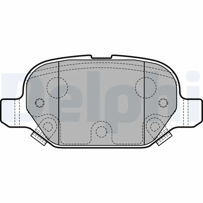 DELPHI LP2761 Arka Fren Balatası 77366453 resmi