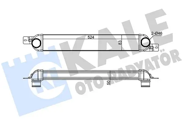 KALE 375725 Turbo Radyatörü 13148294 resmi