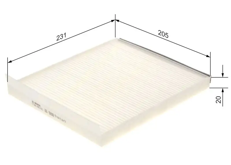 BOSCH 09864B5013 Polen Filtresi resmi