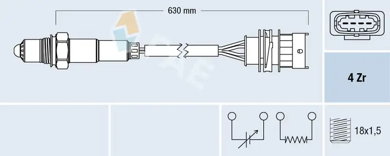 FAE 77156 Oksijen Sensörü resmi