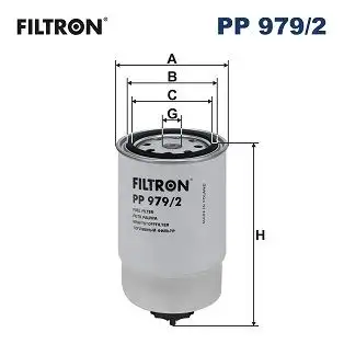 FILTRON PP979/2 Yakıt Filtresi resmi