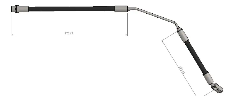 CAVO C900407A Arka Fren Hortumu (Sol) 34301165765 resmi