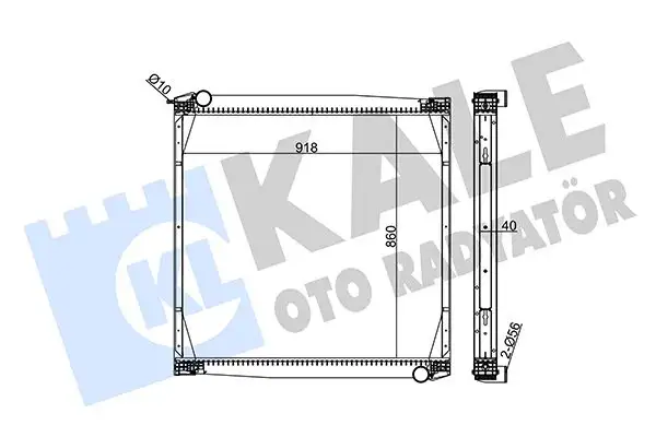 KALE 349475 Radyatör resmi