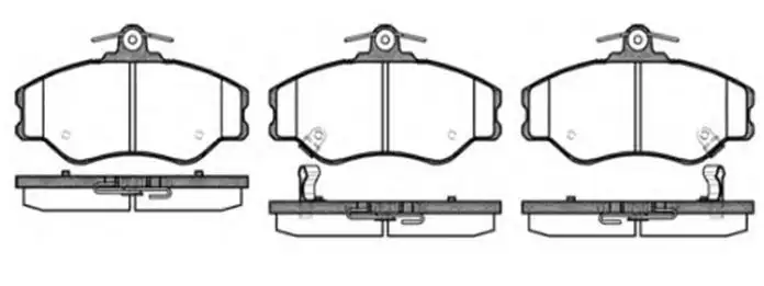 MGA 55225 Ön Fren Balatası 581014BA00 resmi