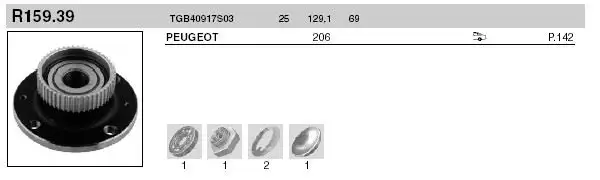 SNR TGB40540S03 Arka Poyra resmi